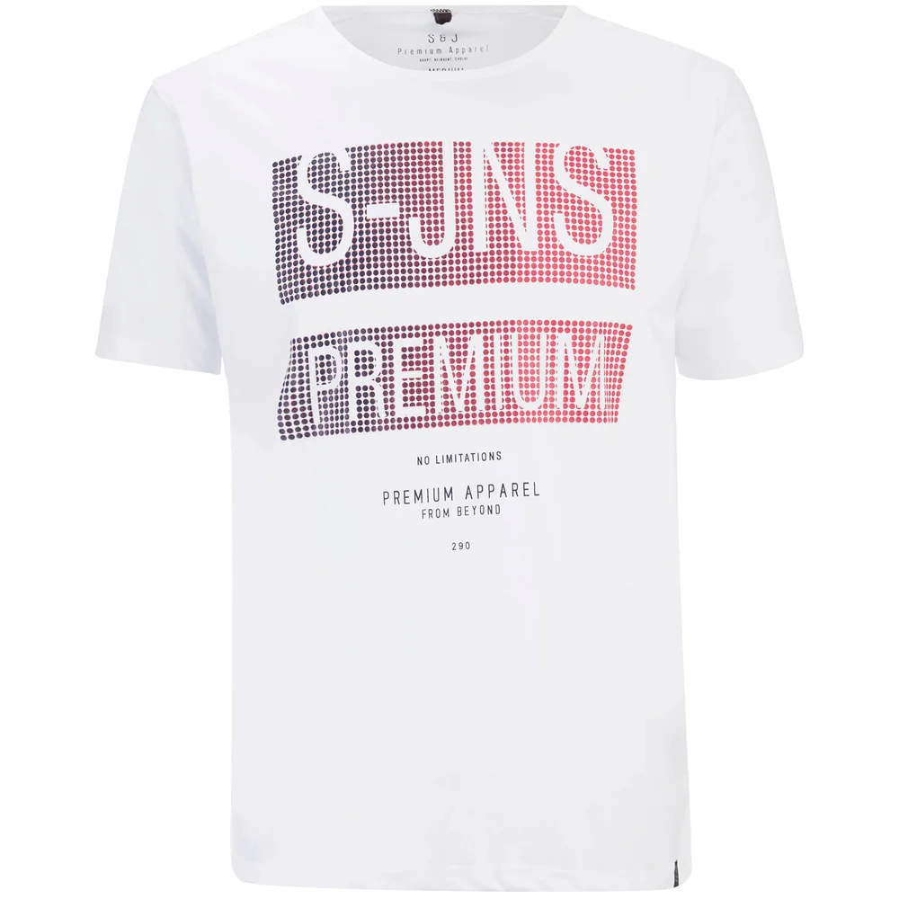 Smith & Jones Men's Trapezoid Crew Neck T-Shirt - White - S - White Image 1