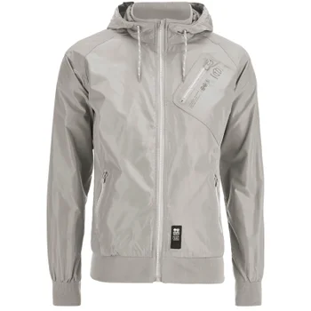 Crosshatch Men's Flexon Zip Through Hoody - Grey