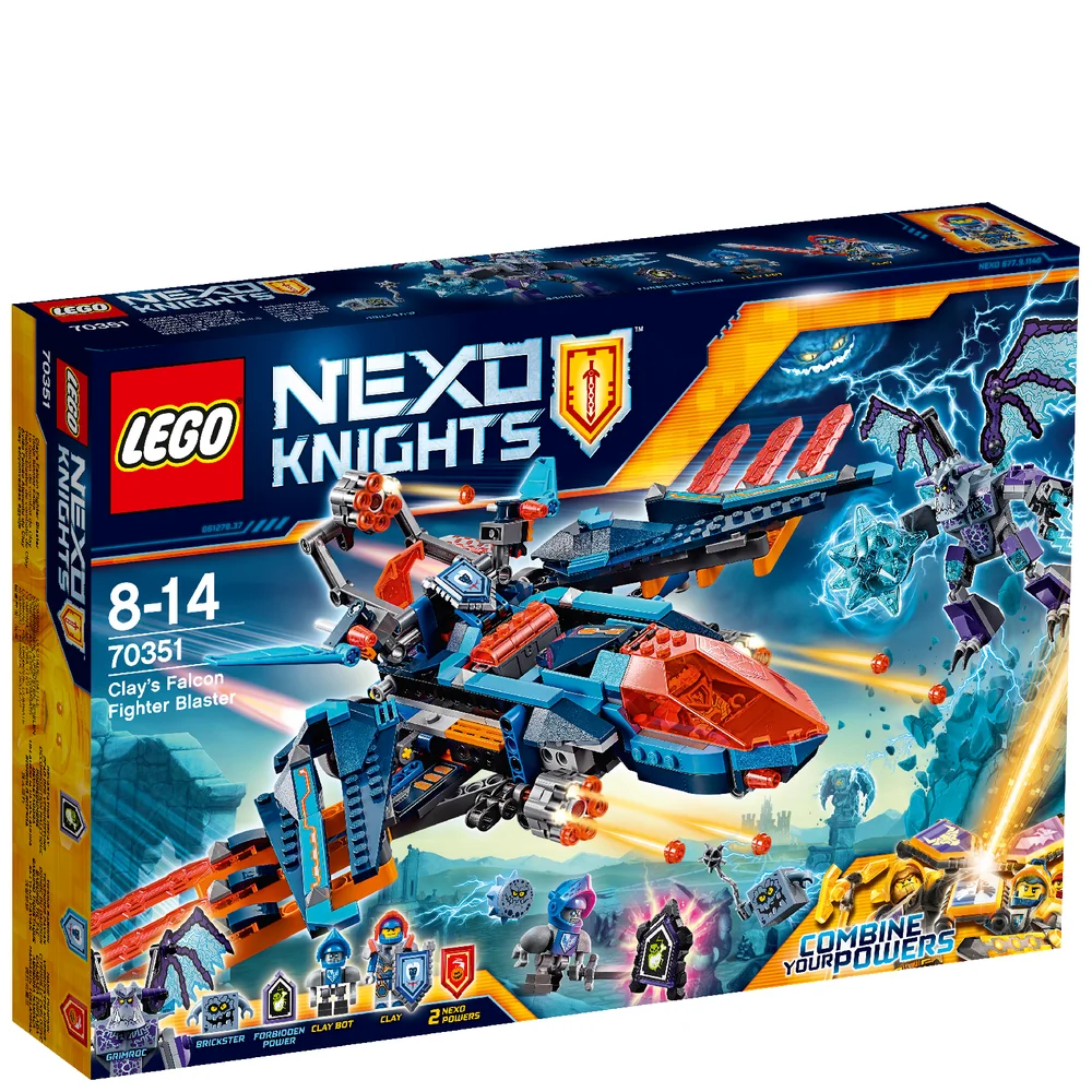 LEGO Nexo Knights: Clay's Falcon Fighter Blaster (70351) Image 1