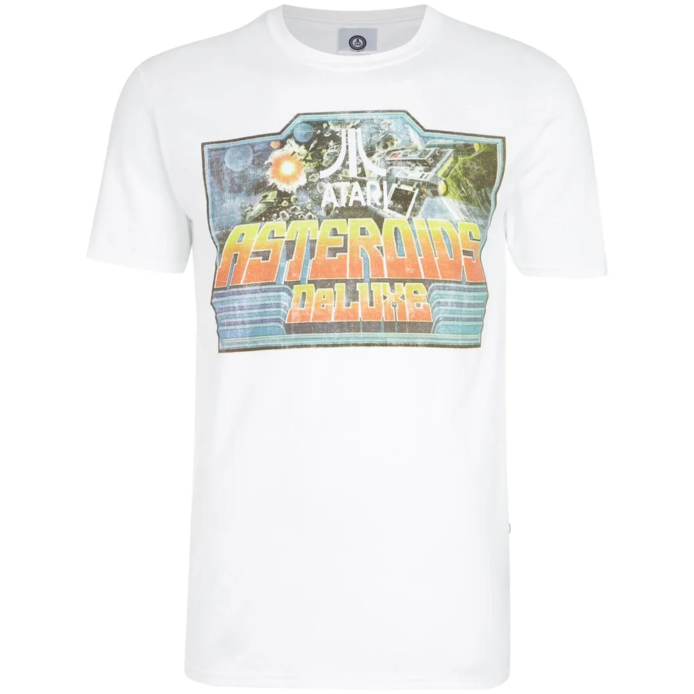 Atari Men's Asteroids Deluxe T-Shirt - White - S Image 1