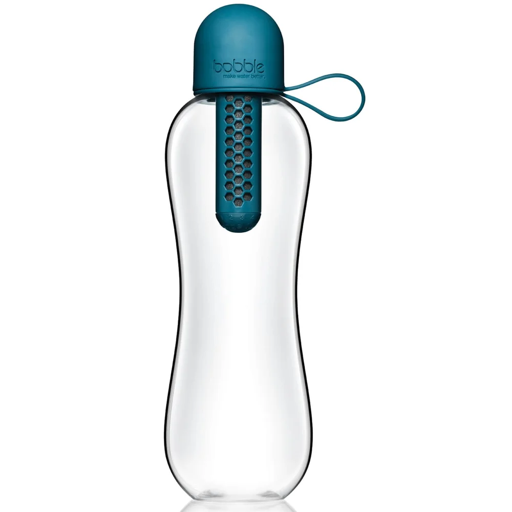 bobble Infuse Filtered Water Bottle 590ml - Peacock Image 1