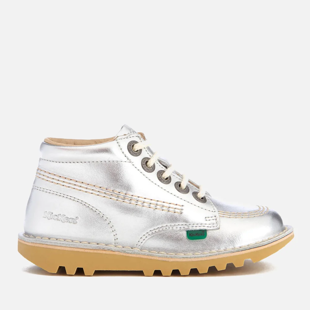 Kickers Kids' Kick Hi Boots - Silver - 7 Image 1