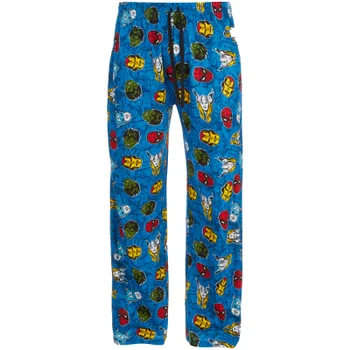 Marvel Comics Men's Avengers Lounge Pants - Blue