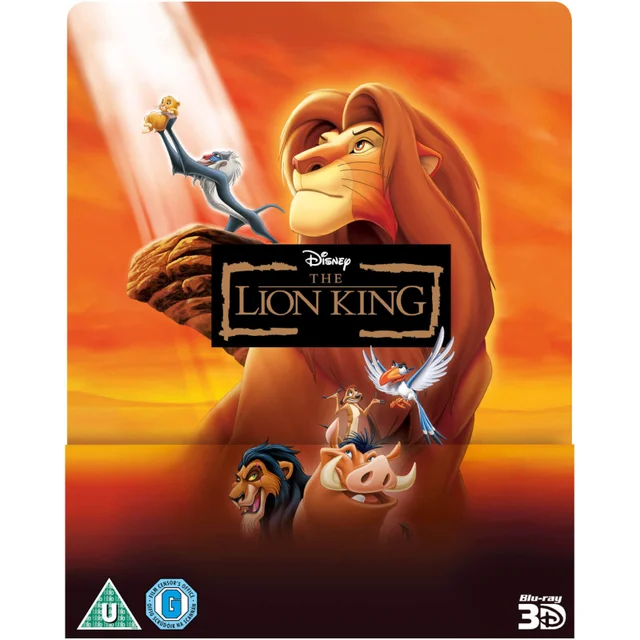 The Lion King 3D (Includes 2D Version) - Zavvi Exclusive Lenticular Edition Steelbook (The Disney Collection #32)