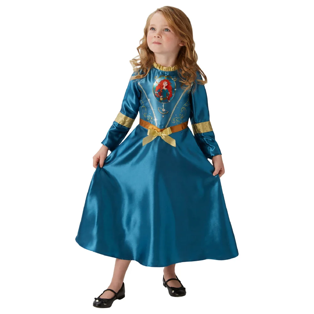 Disney Girls' Brave Merida Fancy Dress Costume - S - Blue Image 1