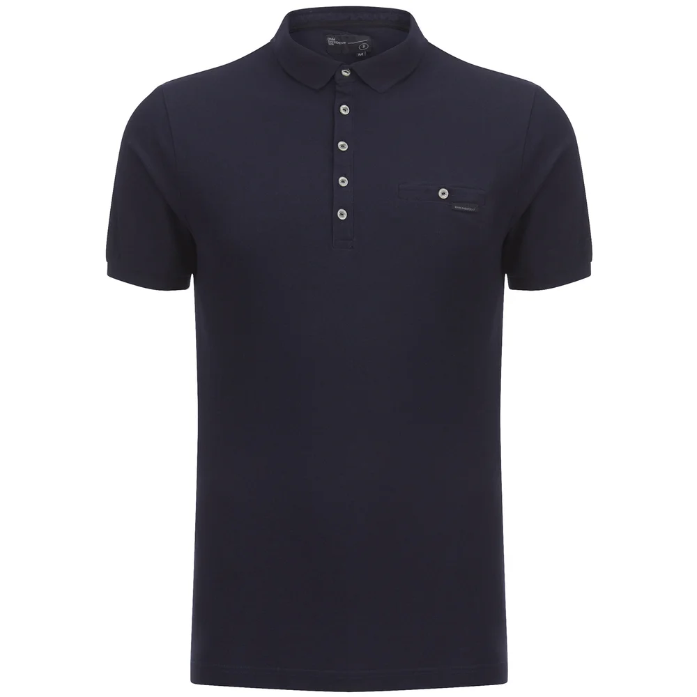 Dissident Men's Dunraven Polo Shirt - Dark Sapphire - S - Blue Image 1