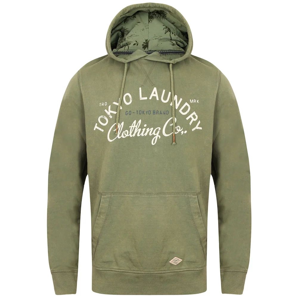 Tokyo Laundry Men's Olaf Hoody - Khaki - S - Green Image 1