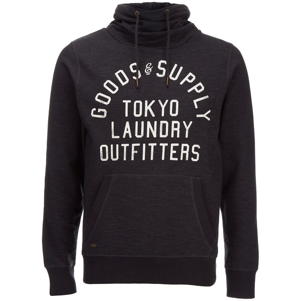 Tokyo Laundry Men's Franklin Valley Hoody - Charcoal Marl - S - Grey Image 1