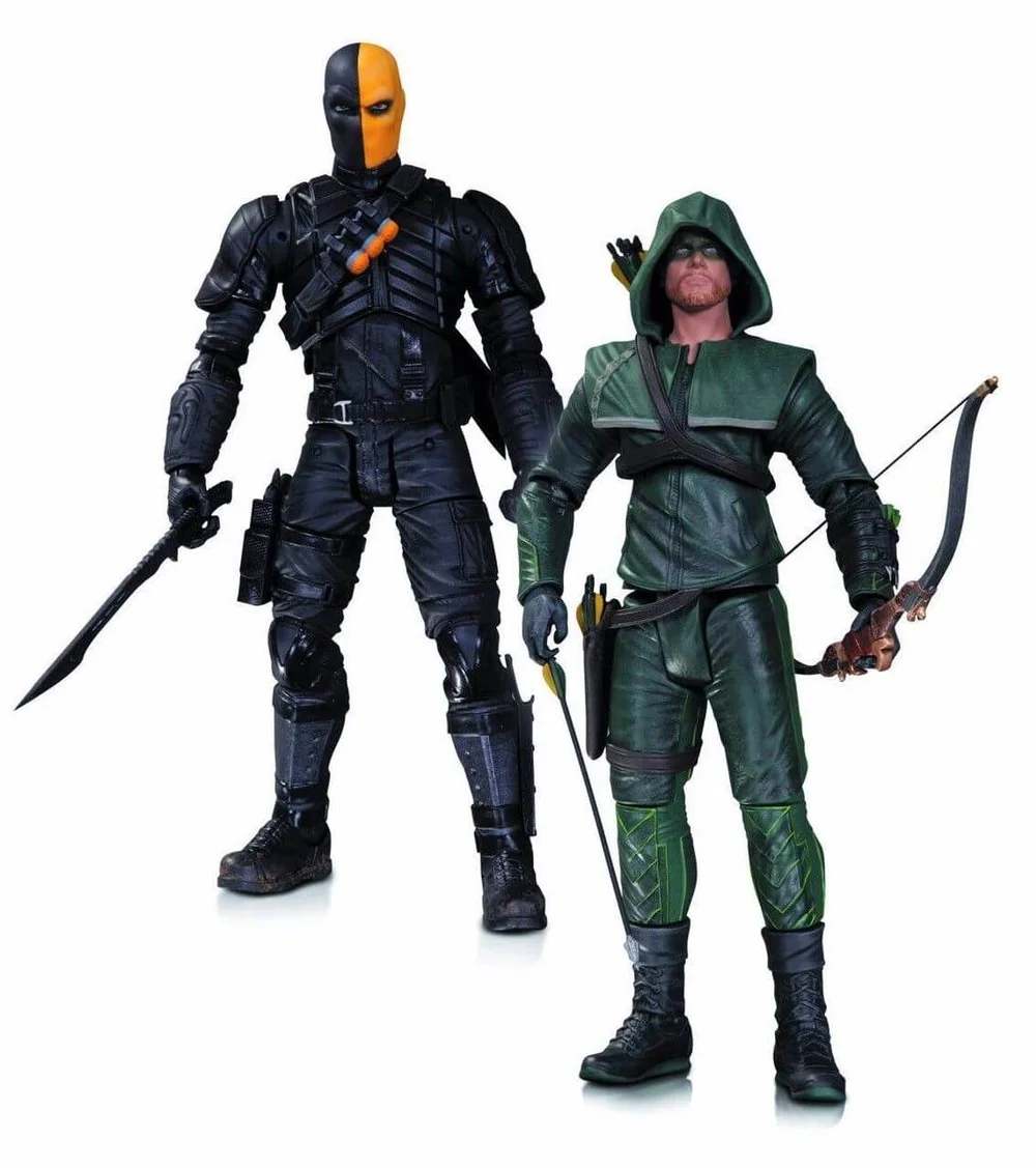 DC Collectibles Arrow Oliver Queen and Deathstroke Action Figure 2-Pack Image 1