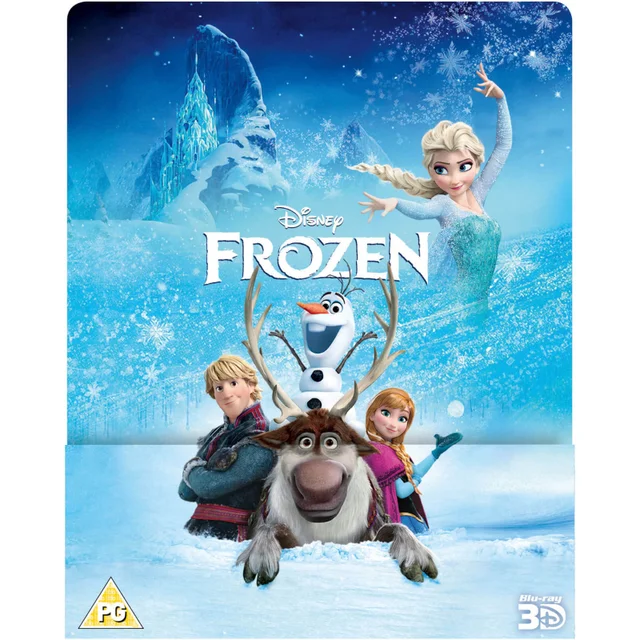 Frozen 3D (Includes 2D Version) - Zavvi Exclusive Lenticular Edition Steelbook (The Disney Collection #52)