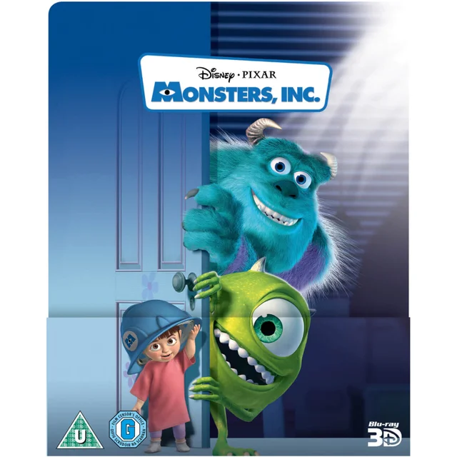 Monsters, Inc. 3D (Includes 2D Version) - Zavvi Exclusive Lenticular Edition Steelbook