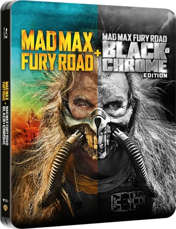Mad Max: Fury Road Black & Chrome Edition - Zavvi Exclusive Steelbook (Includes Colour Theatrical Cut)