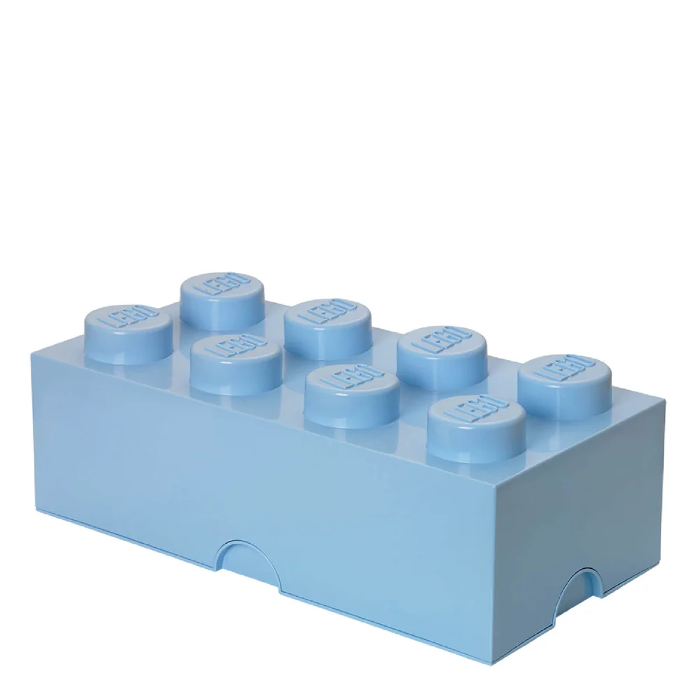 LEGO Storage Brick 8 - Light Royal Blue Image 1