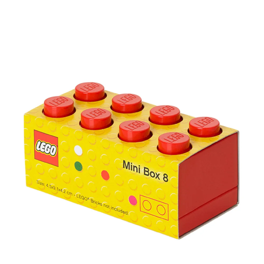 LEGO Mini Box 8 - Bright Red Image 1