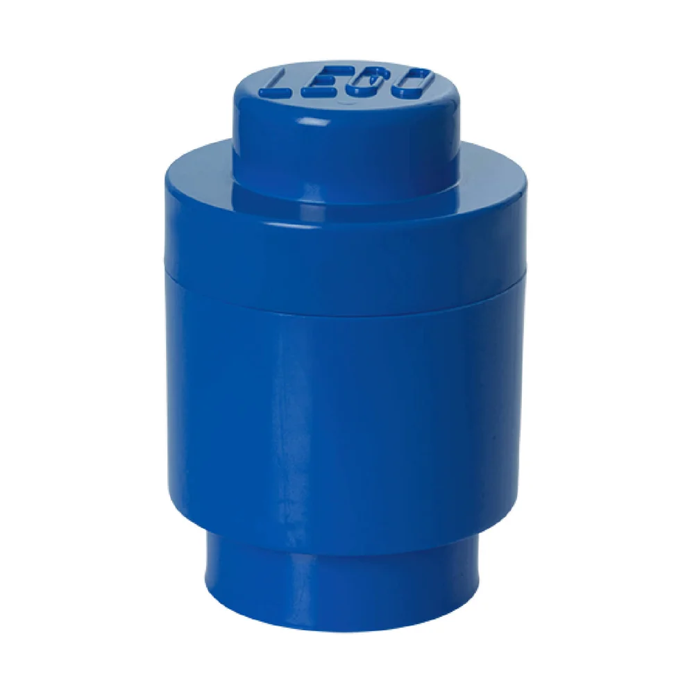 LEGO Storage Brick 1 - Bright Blue (Round) Image 1