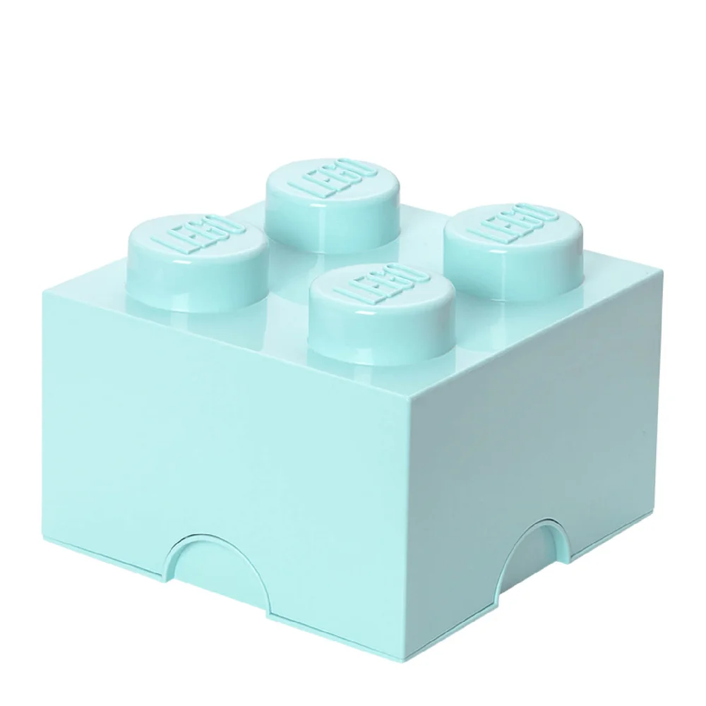 LEGO Storage Brick 4 - Aqua Image 1