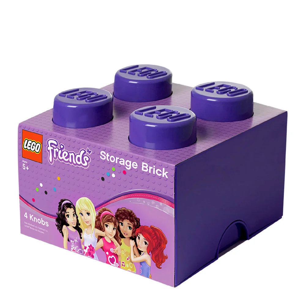 LEGO Storage Brick 4 - Purple Image 1