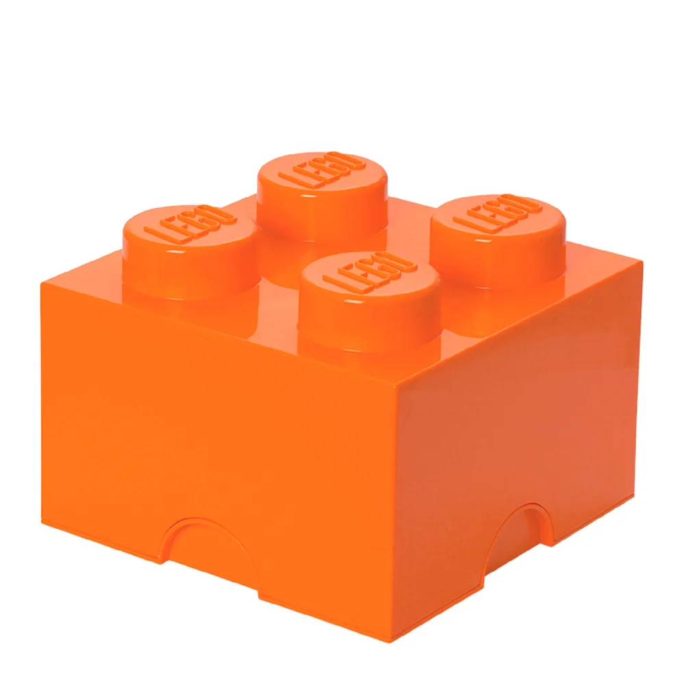 LEGO Storage Brick 4 - Bright Orange Image 1
