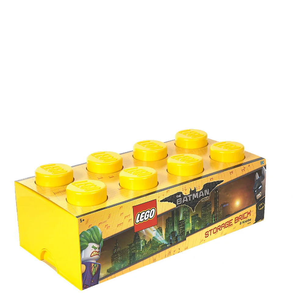 LEGO Batman Storage Brick 8 - Bright Yellow Image 1