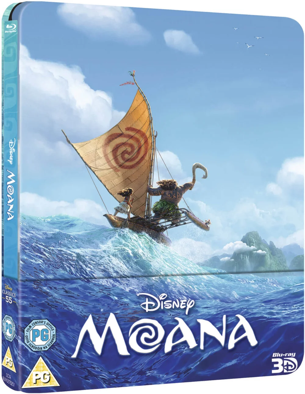 Moana 3D (Includes 2D Version) - Zavvi Exclusive Limited Edition Steelbook Image 1