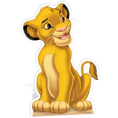 Disney Classic Simba Star Mini Cut Out Image 1
