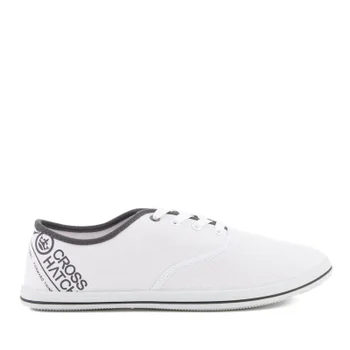 Crosshatch Men's Tsunami Canvas Pumps - White