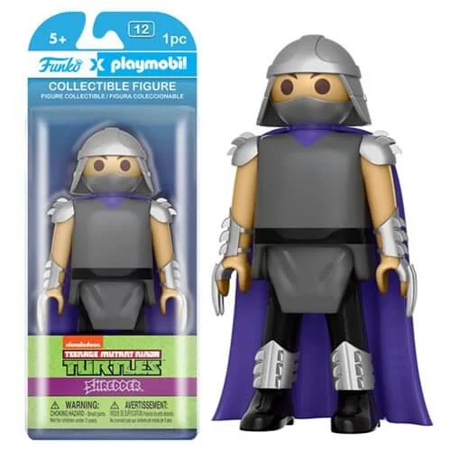 Funko x Playmobil: Teenage Mutant Ninja Turtles - Shredder Action Figure Image 1