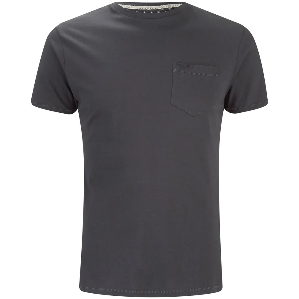 Threadbare Men's Jack Crew Neck Pocket T-Shirt - Charcoal - S - Grey Image 1