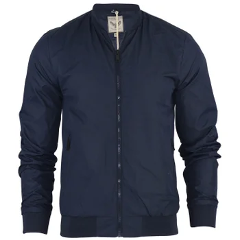 Brave Soul Men's Sanjay Bomber Jacket - Navy