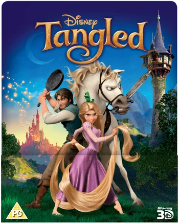 Tangled 3D (Includes 2D Version) - Zavvi Exclusive Lenticular Edition Steelbook