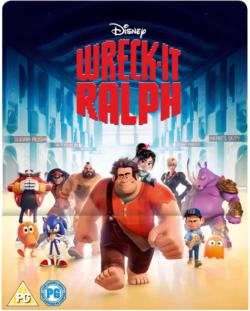 Wreck-It Ralph 3D (Includes 2D Version) - Zavvi Exclusive Lenticular Edition Steelbook Image 1
