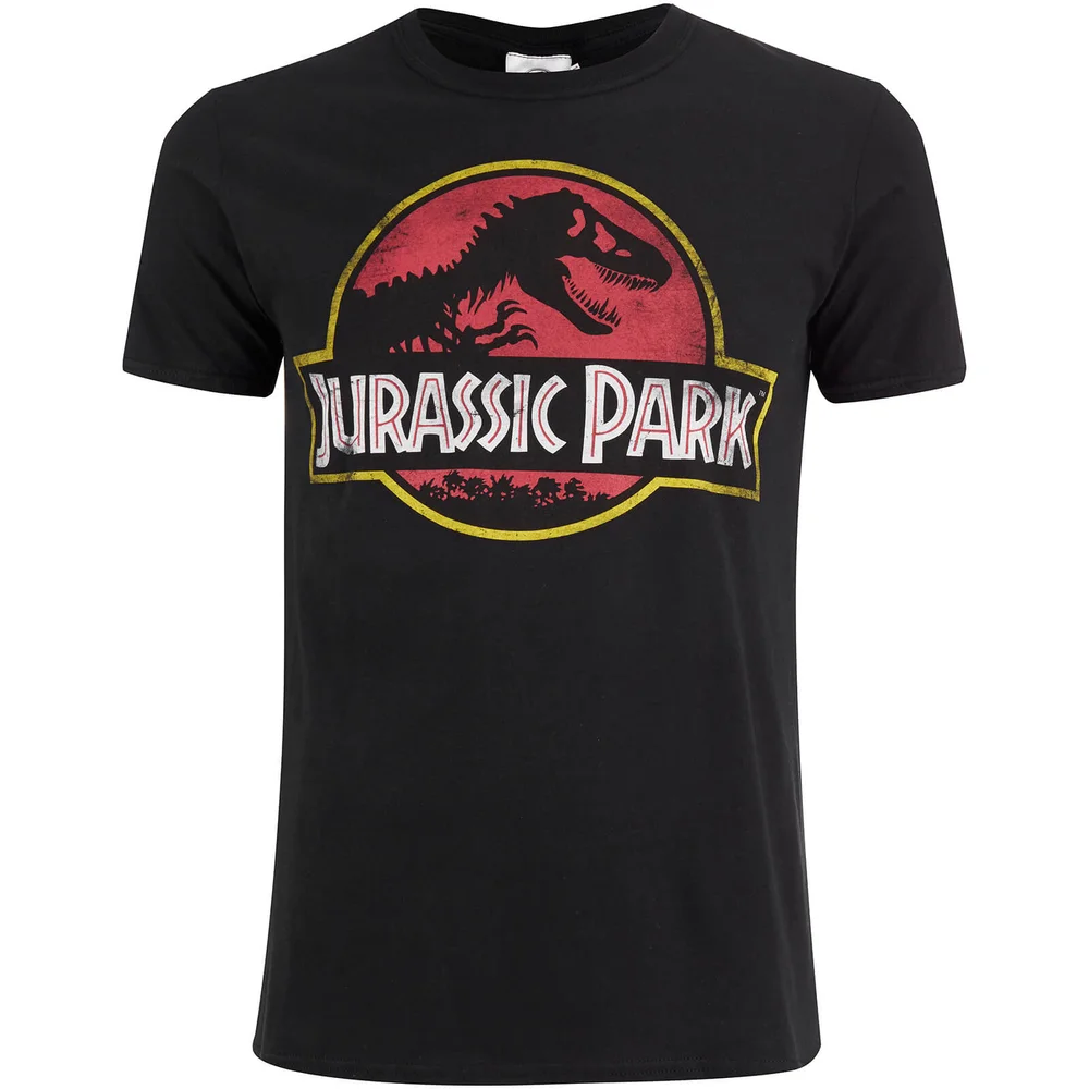 Jurassic Park Men's Classic Logo T-Shirt - Black - M Image 1