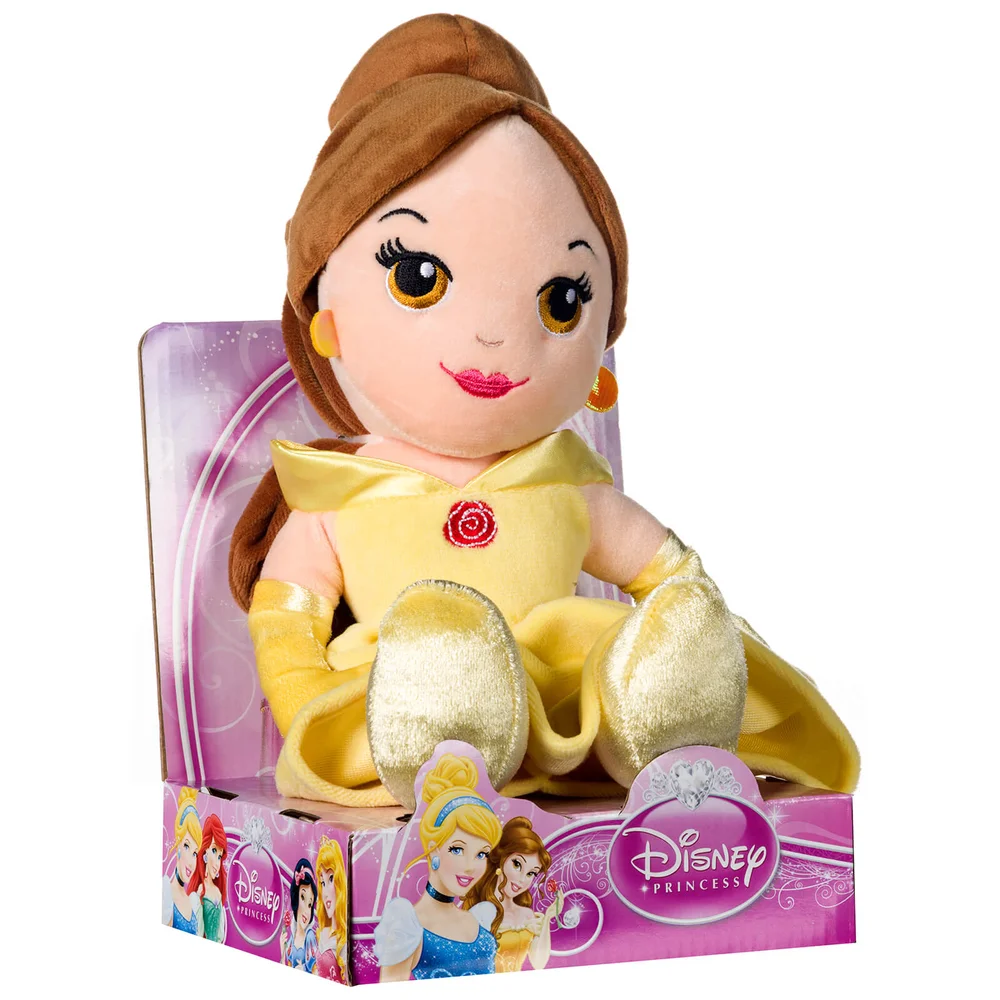 Disney Princess Cute Belle Plush Doll - 10" Image 1