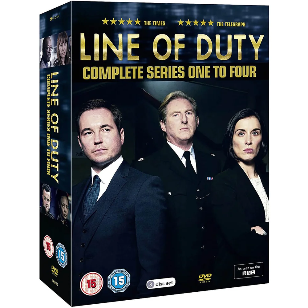 Line of Duty - Series 1-4 Boxed Set Image 1