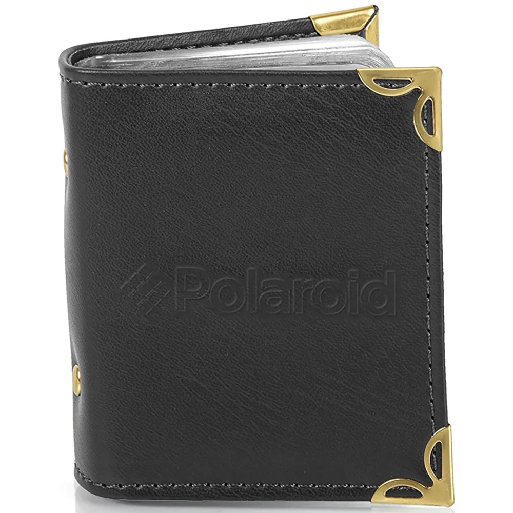 Polaroid Leatherette Photo Album (For 2x3 Inch Film/Paper) - Black Image 1