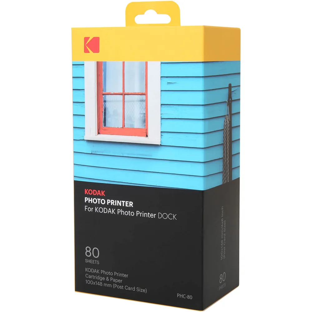 Kodak Photo Printer Dock Cartridge and 80 Pack of Film Image 1