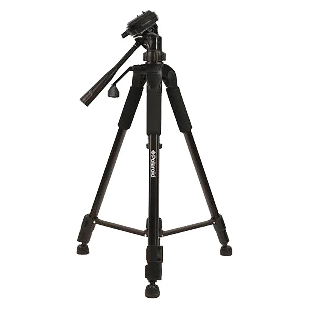 Polaroid 57 Inch Tripod (With Free Carry Case) - Black Image 1