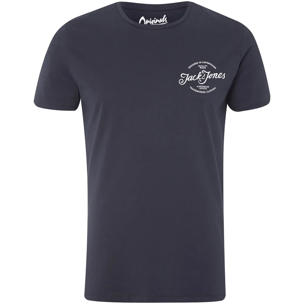 Jack & Jones Originals Men's Liam T-Shirt - Total Eclipse - S - Blue Image 1