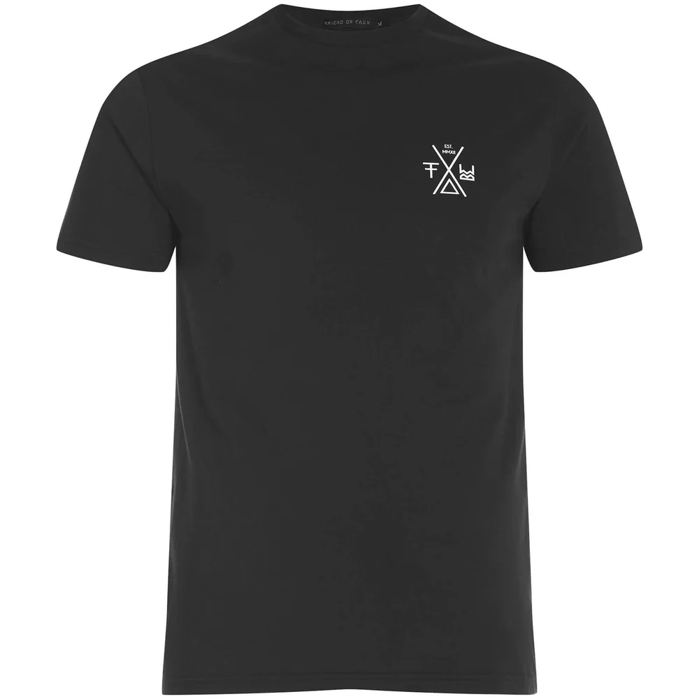 Friend or Faux Men's Breakwater T-Shirt - Black - S - Black Image 1