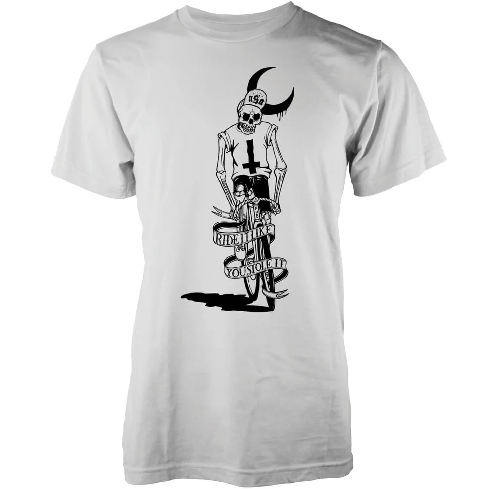 Abandon Ship Men's Ride It Like You Stole It T-Shirt - White - S - White Image 1
