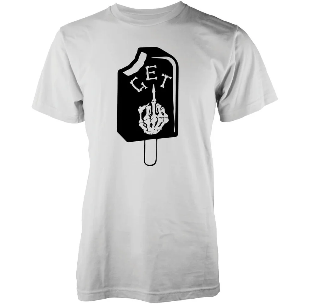 Abandon Ship Men's Get Skeleton T-Shirt - White - S - White Image 1