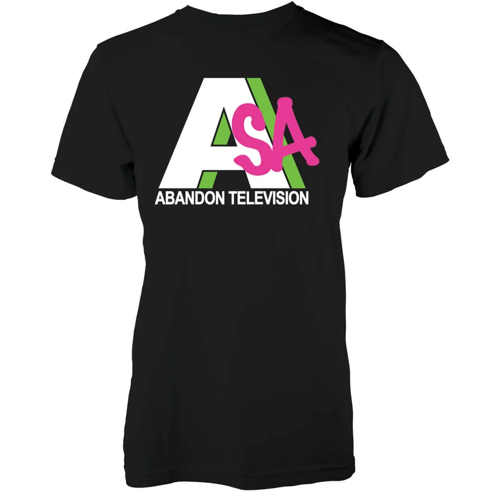 Abandon Ship Men's Abandon Television T-Shirt - Black - S - Black Image 1