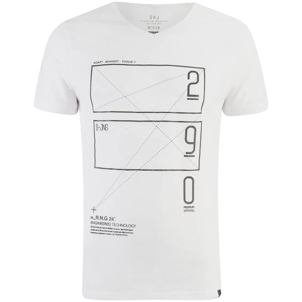 Smith & Jones Men's Kapola T-Shirt - White - S - White Image 1