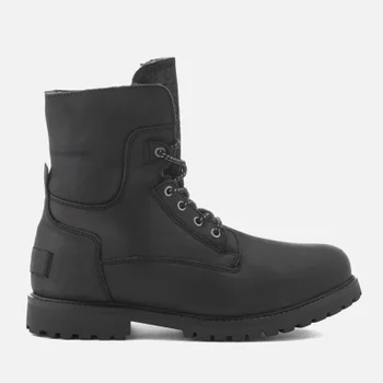 Wrangler Men's Aviator Roll Down Lace Up Boots - Black