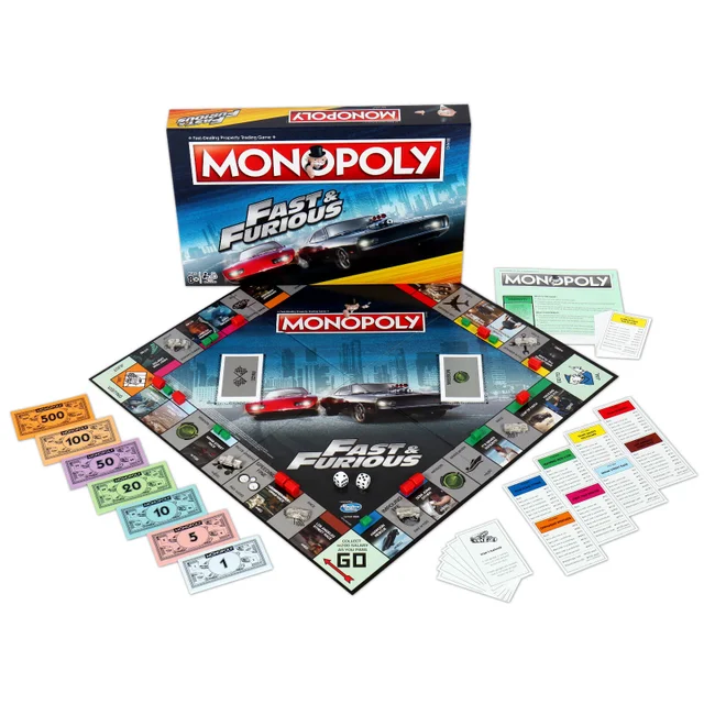 Monopoly Board Game - Fast & Furious Edition