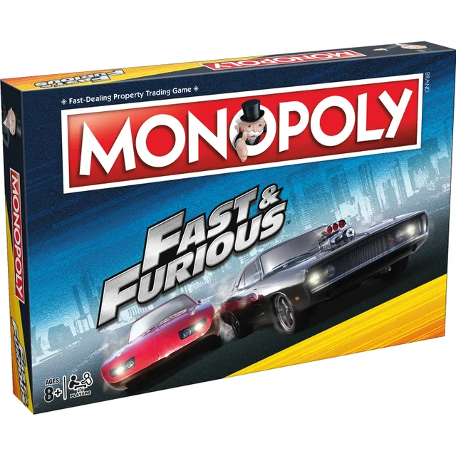 Monopoly Board Game - Fast & Furious Edition