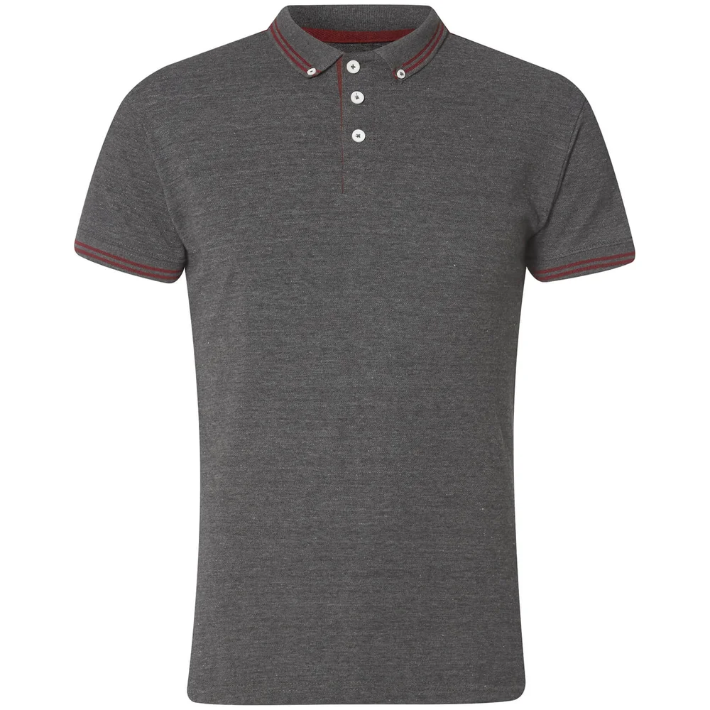 Advocate Men's Ralling Polo Shirt - Charcoal Melange - S - Grey Image 1