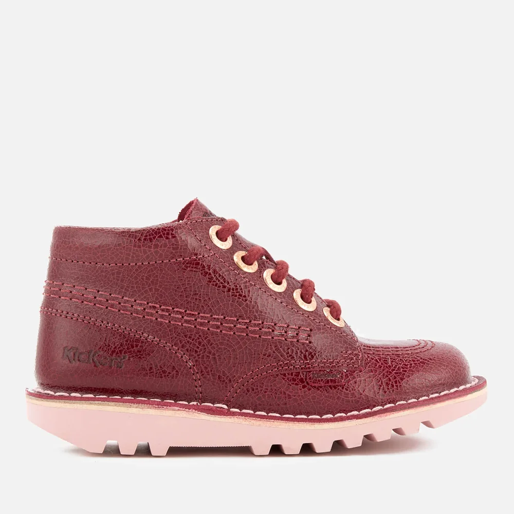 Kickers Kids' Kick Hi Boots - Burgundy - 7 Image 1