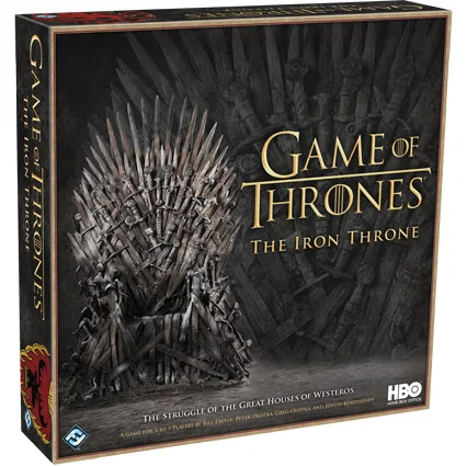 HBO Game of Thrones - The Iron Throne Board Game Image 1