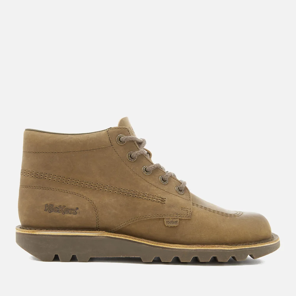 Kickers Men's Kick Hi Leather Boots - Khaki - 6.5 Image 1